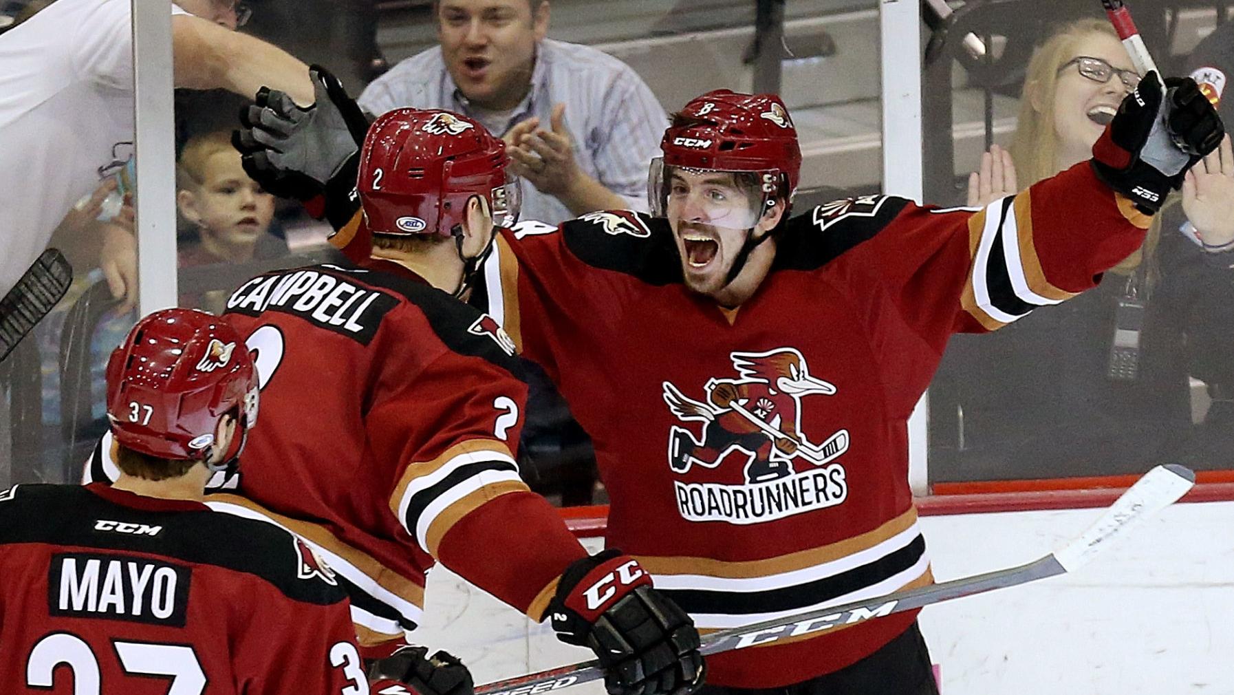 Roadrunners blank San Jose, win first ever playoff series to advance in Calder Cup